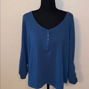 Mossimo blue top Xl
